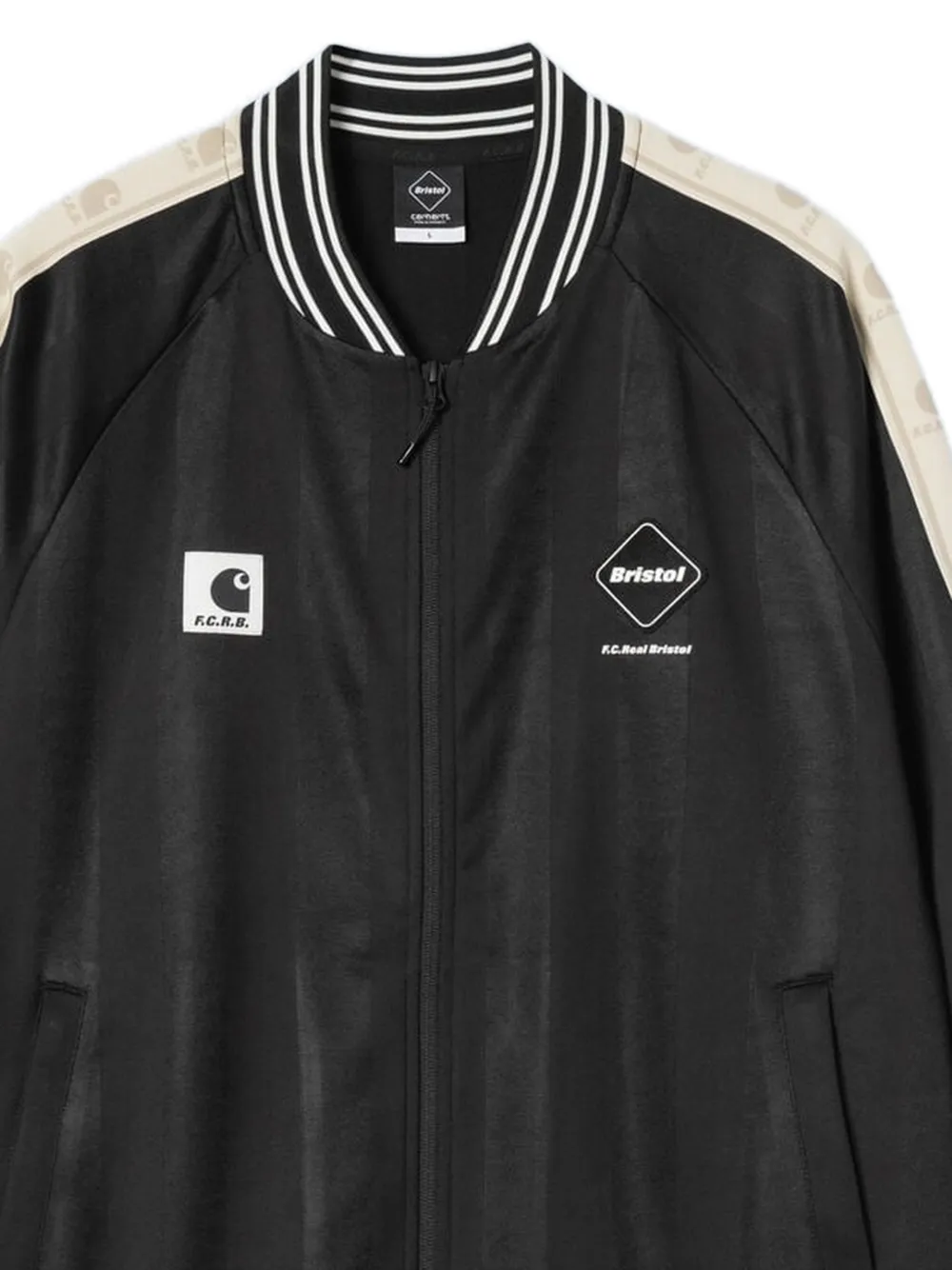 Carhartt WIP X F.C.Real Bristol スタジアムジャンパー | ブラック