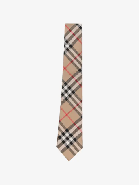 Burberry check-pattern tie