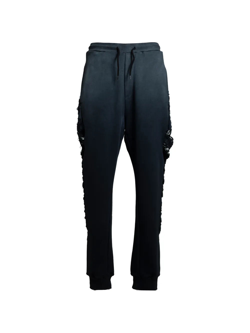 JUN/NAKAYAMA x Last Nest Pantaloni sportivi con effetto vissuto - Nero