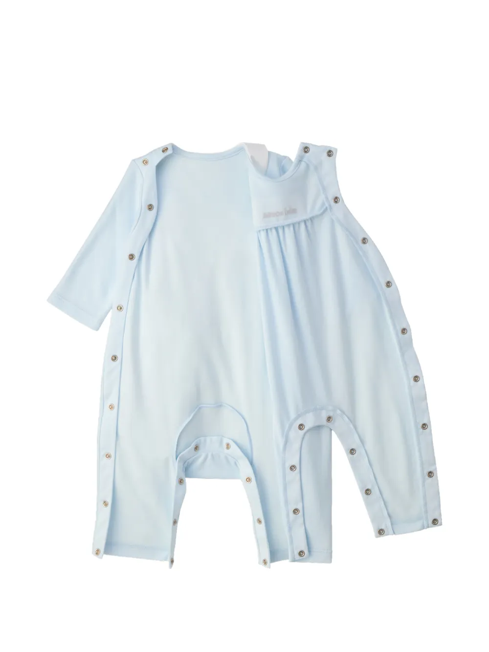 Miki House Overall met geborduurd logo Blauw