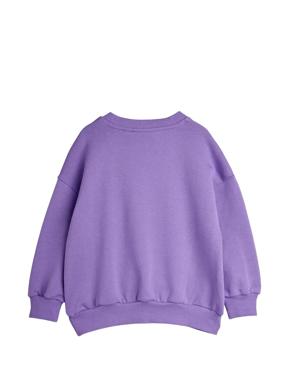 Mini Rodini Heart embroidered-cotton sweatshirt Paars