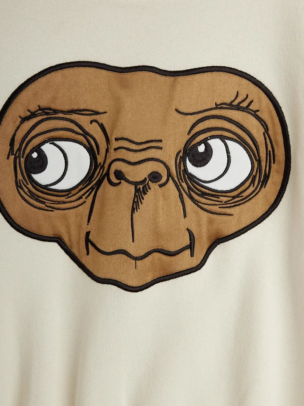 Mini Rodini E.T. patch sweatshirt Wit