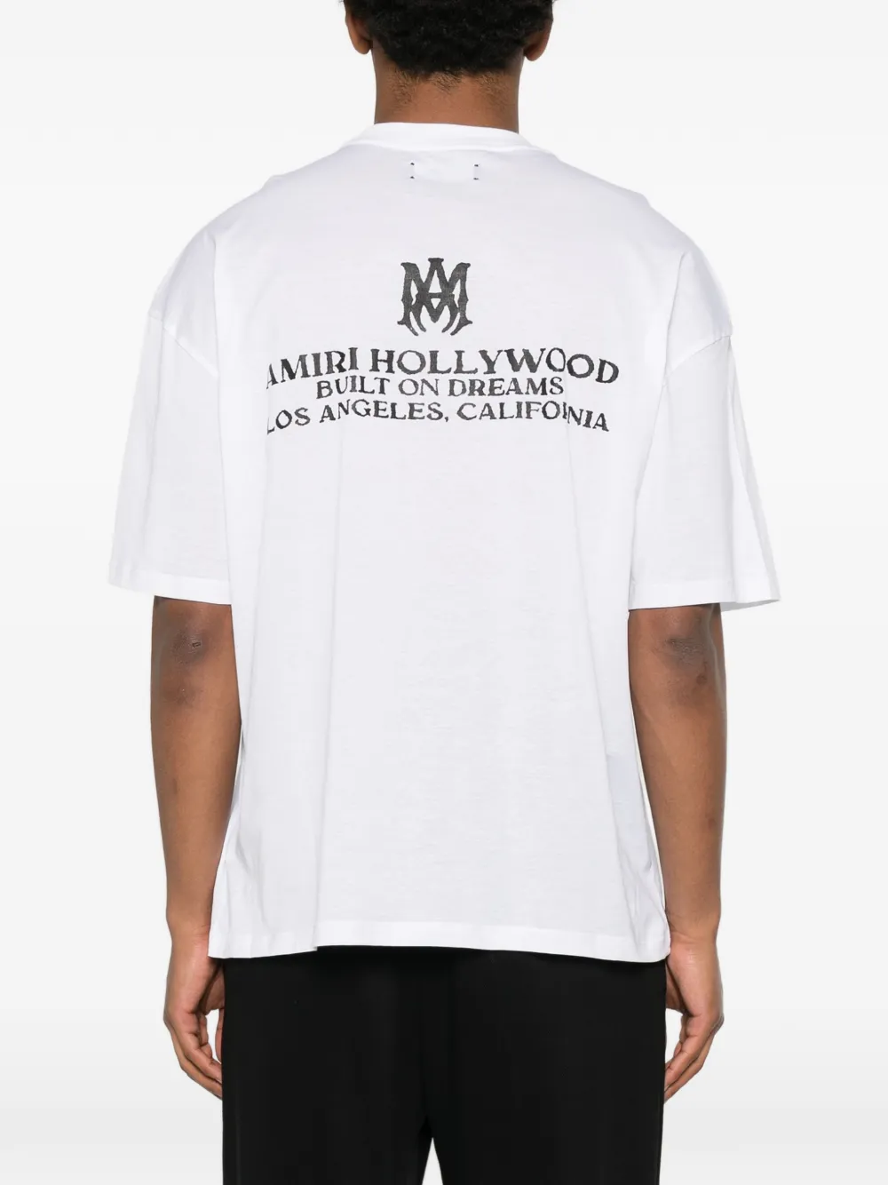 AMIRI Built On Dreams katoenen T-shirt met logo-print Wit