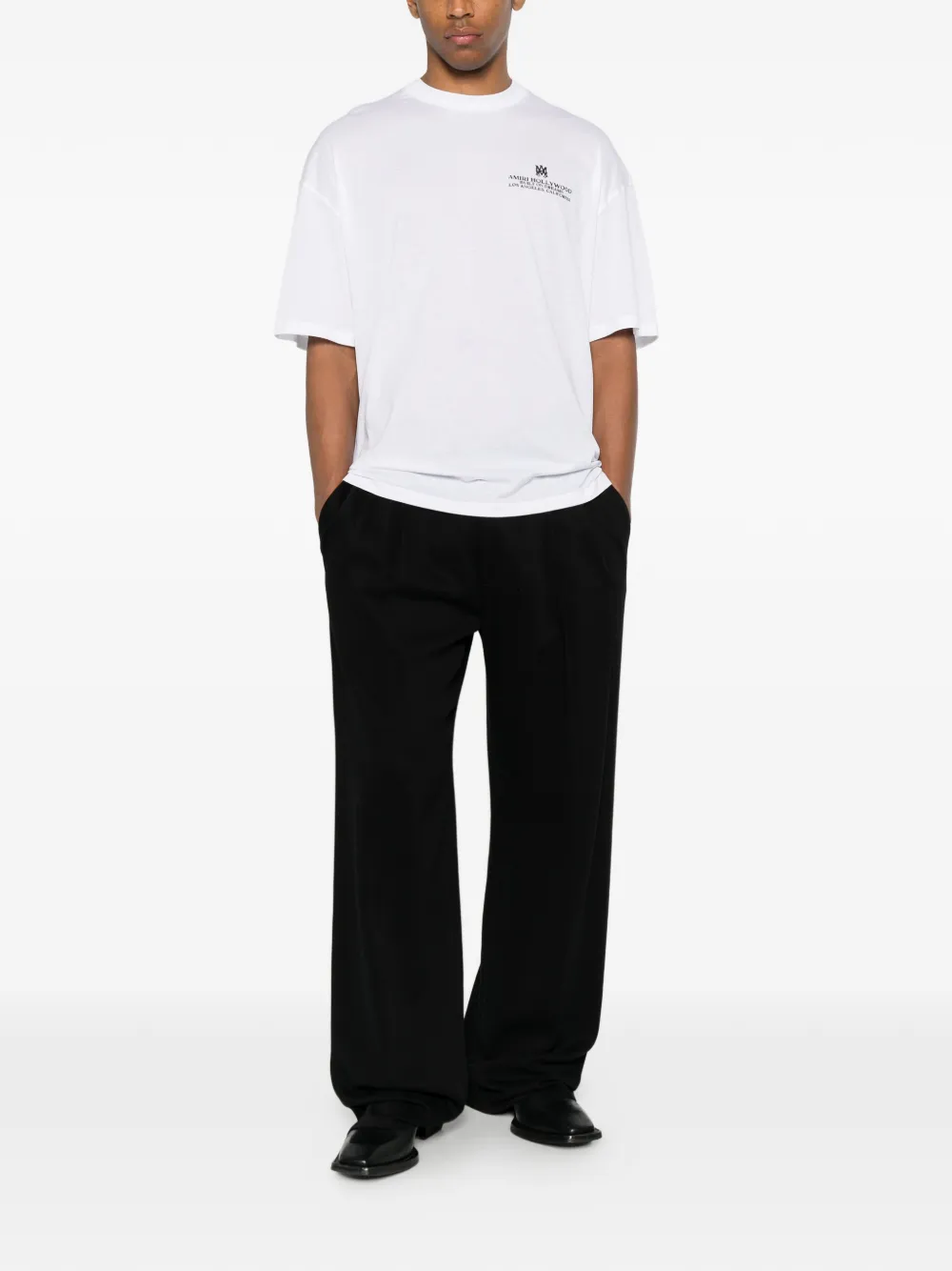 AMIRI Built On Dreams katoenen T-shirt met logo-print Wit