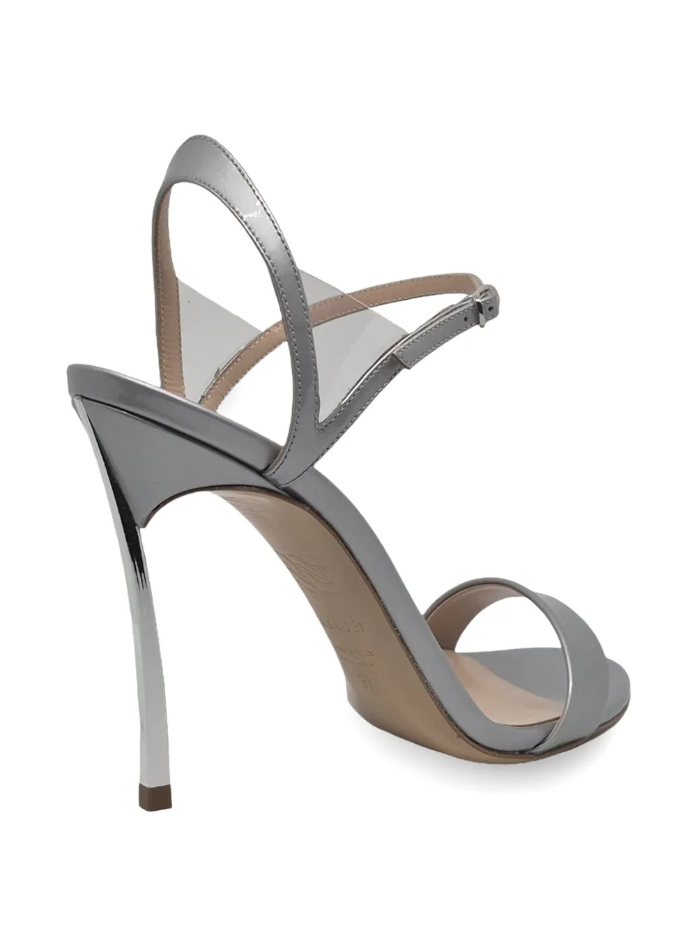 Casadei Blade V-Celebrity ankle-strap sandals Grijs