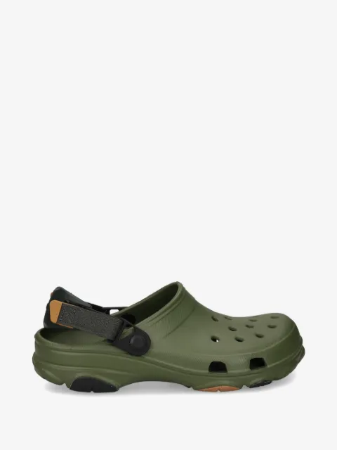Crocs perforated touch-strap mules