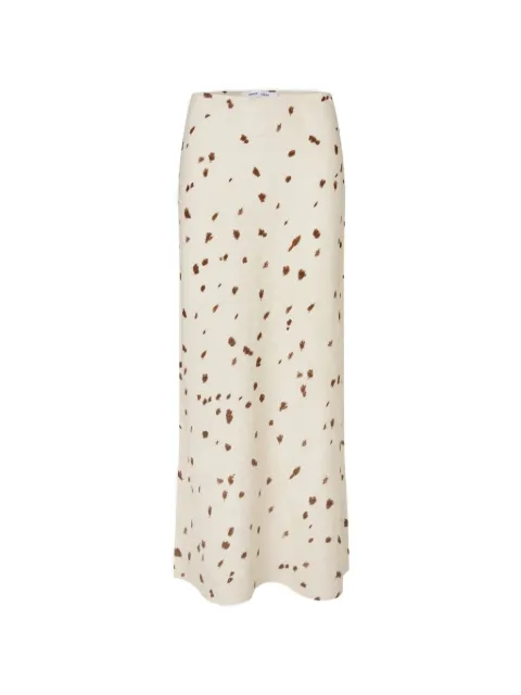 SAMSOE SAMSOE Saagneta dot-print skirt