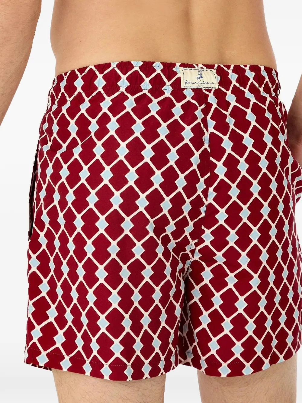 GASSA D AMANTE Zwembroek met print Rood