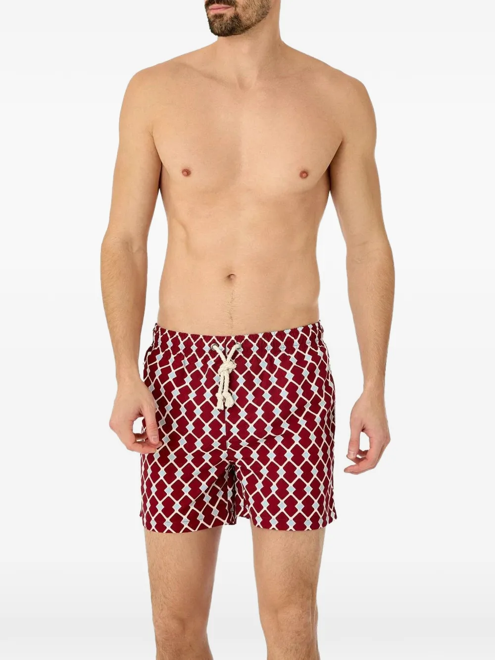 GASSA D AMANTE Zwembroek met print Rood