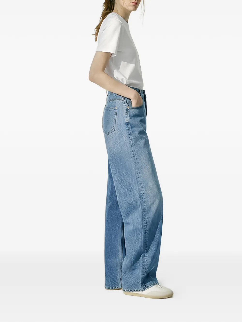 Hey Joanie Arc jeans met wijde pijpen Blauw