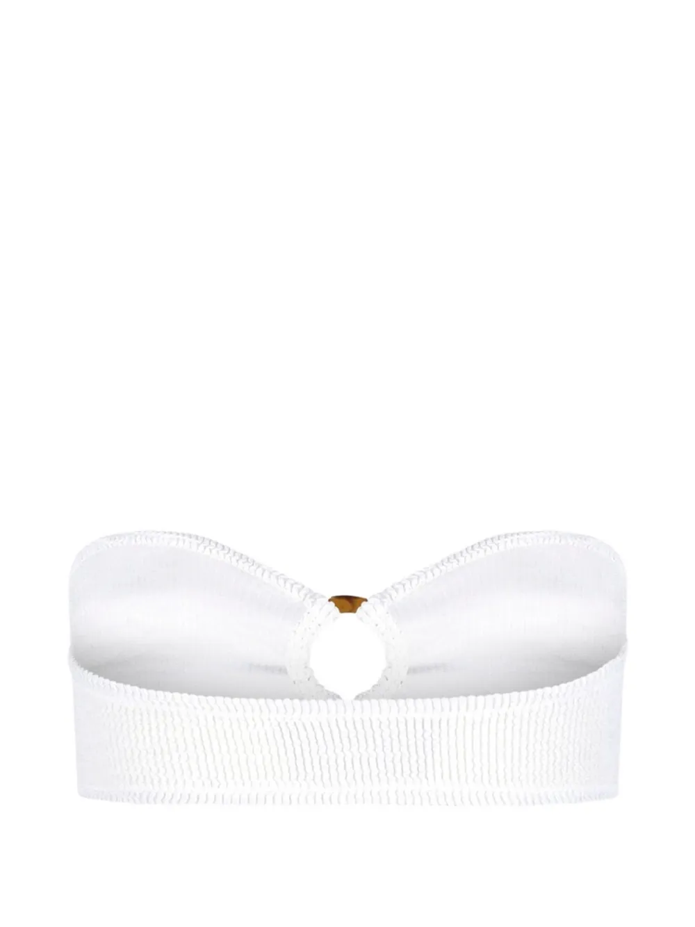  Mc2 Saint Barth Top De Bikini Yulia Con Anilla - Blanco 