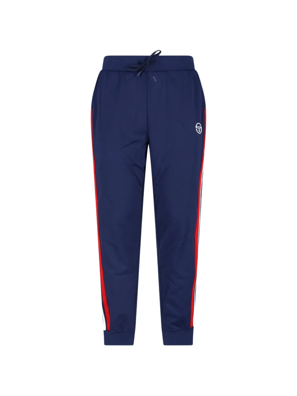 Sergio Tacchini logo-print side-stripe track pants - Blu