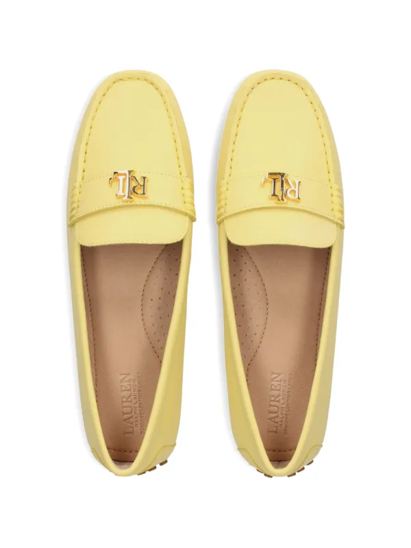 Lauren Ralph Lauren ロゴプレート ローファー | イエロー | FARFETCH JP