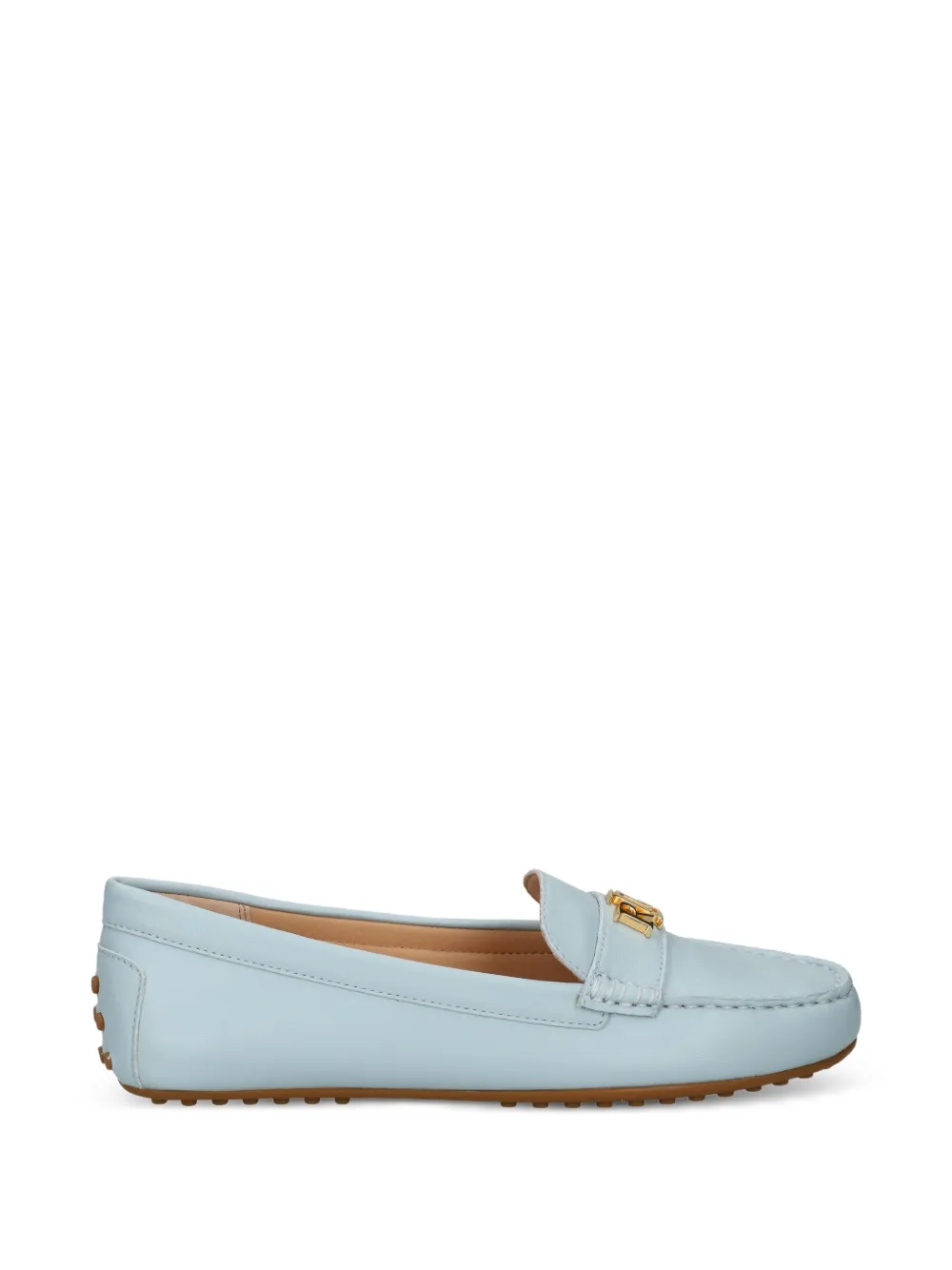 Lauren Ralph Lauren logo-plaque loafers - Blu