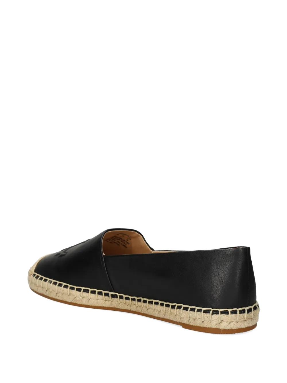 Lauren Ralph Lauren logo-embroidered espadrilles Zwart