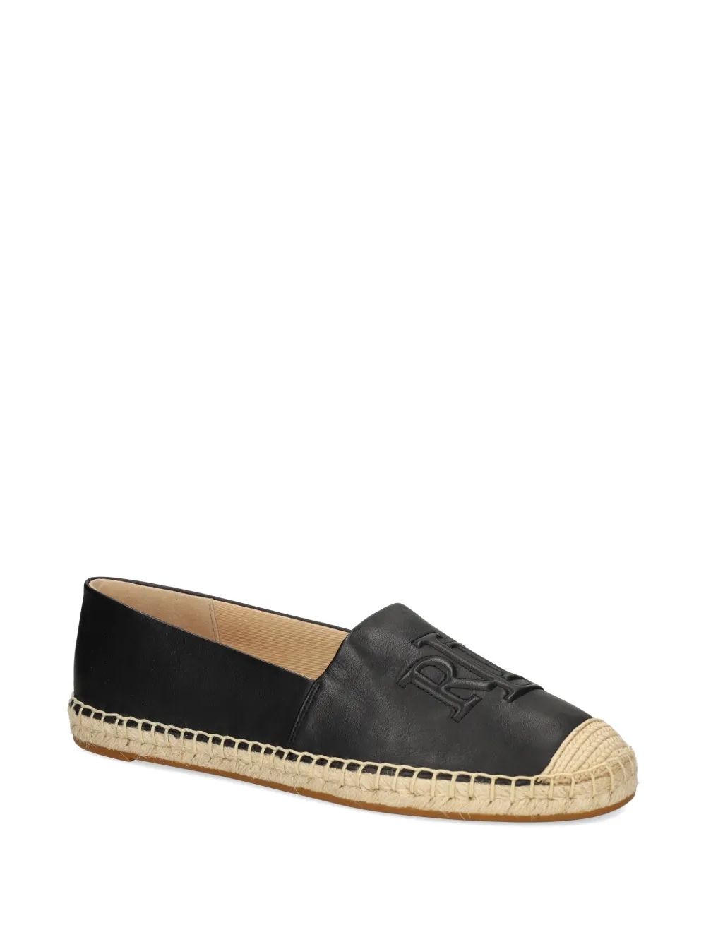 Lauren Ralph Lauren logo-embroidered espadrilles Zwart
