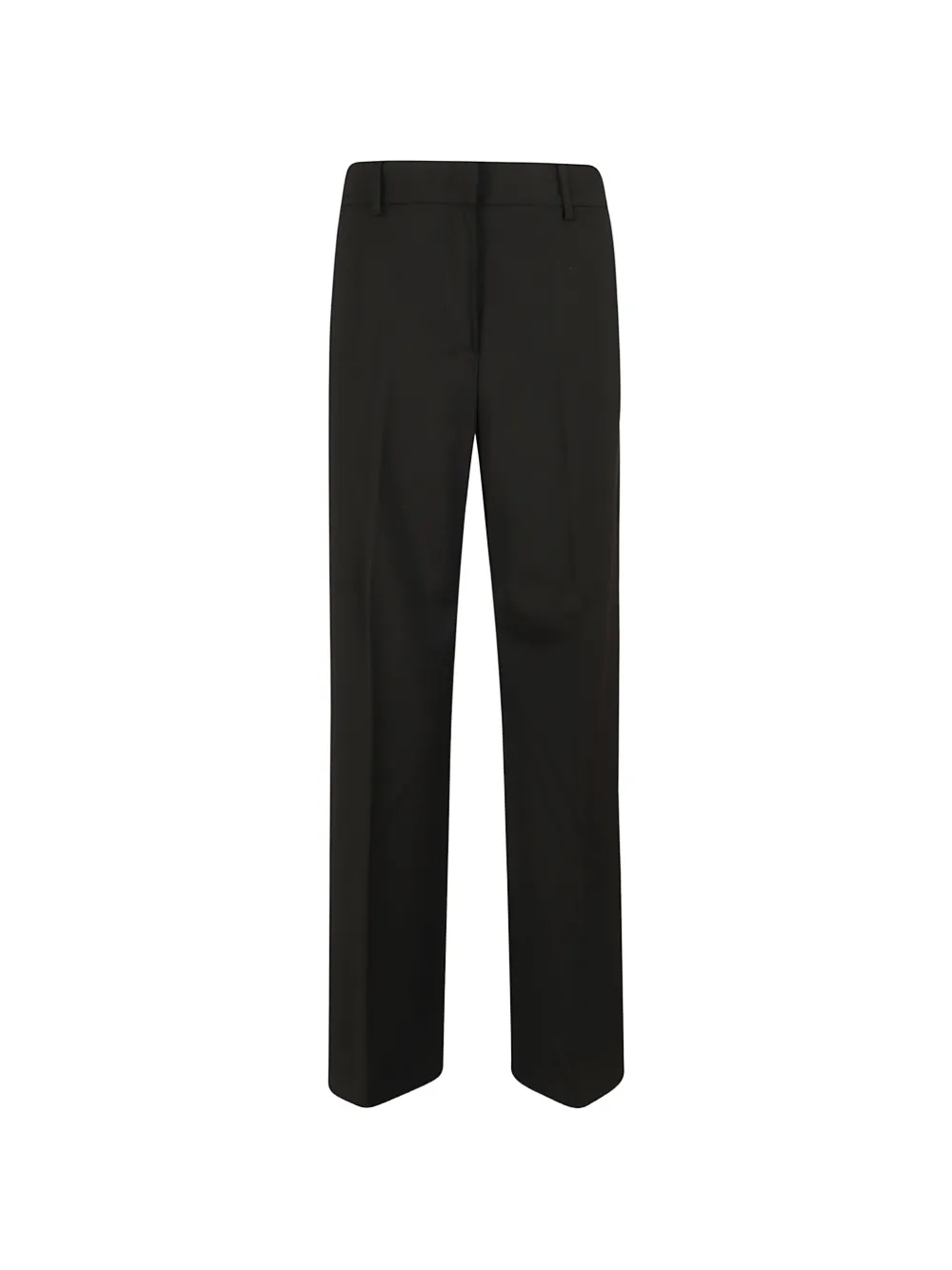 Weekend Max Mara pressed-crease straight-leg trousers - Schwarz