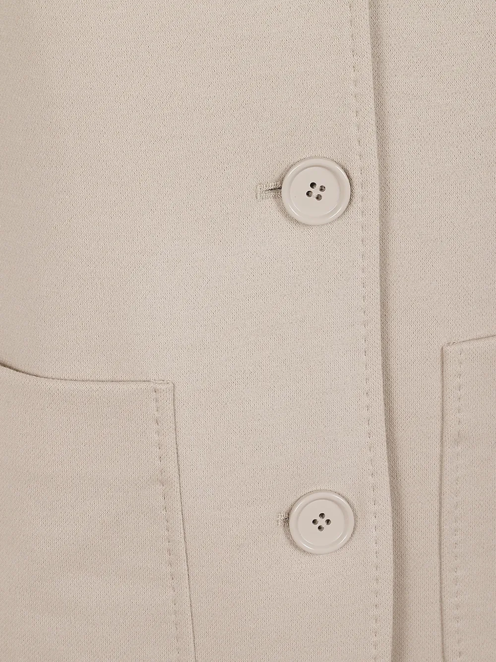 'S Max Mara Blazer met enkele rij knopen Beige