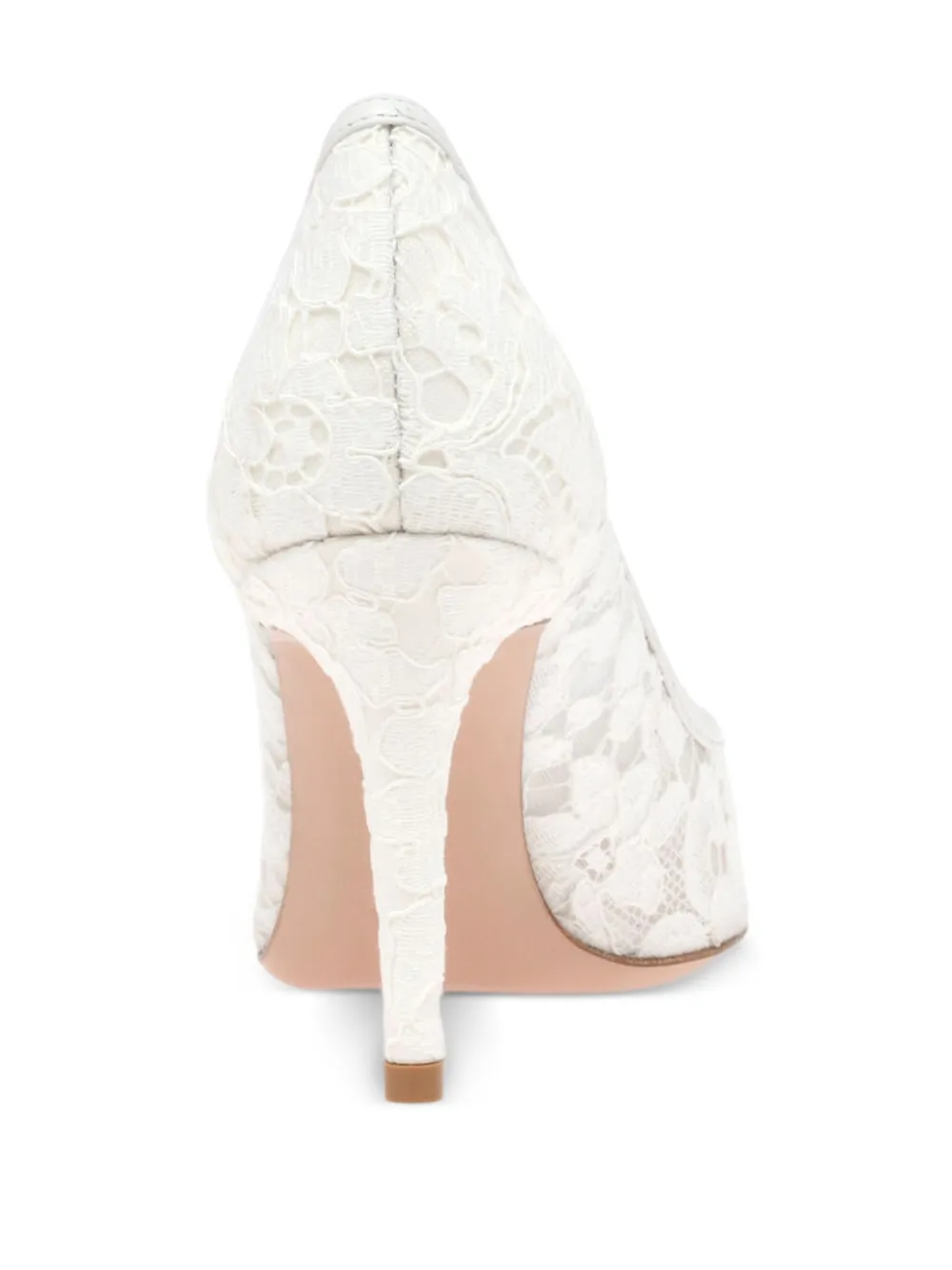 Gianvito Rossi Claudia lace pumps Wit