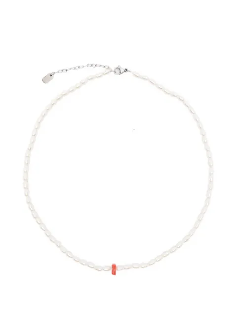 COLLANINE COLORATE pearl coral necklace
