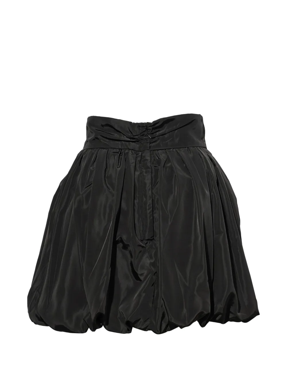 Susan Fang gathered bow-detail mini shorts - Nero