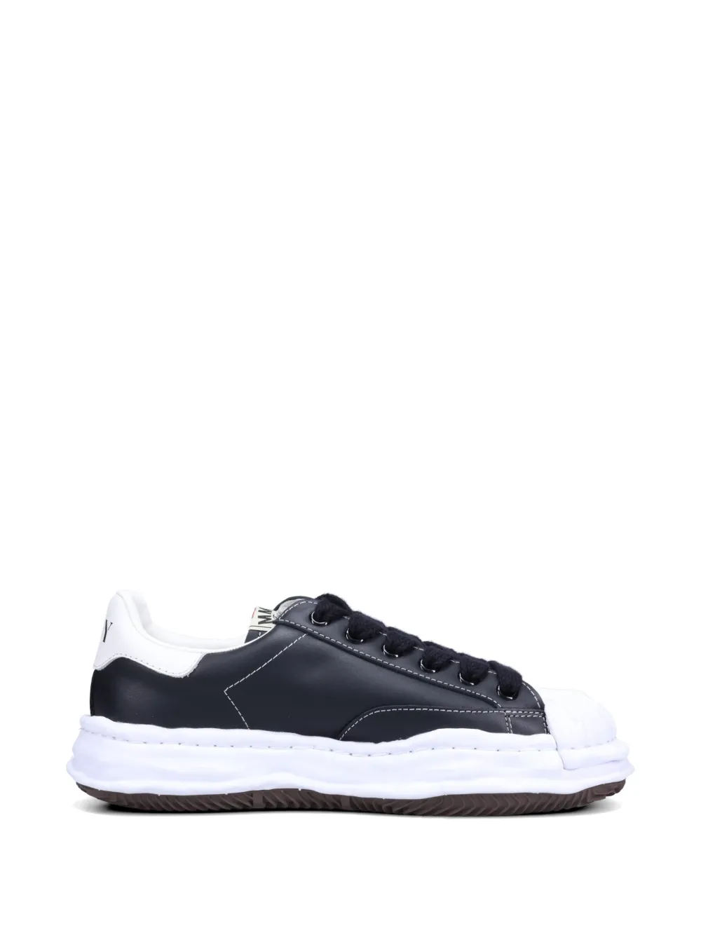 Maison MIHARA YASUHIRO Blakey leather sneakers - Schwarz