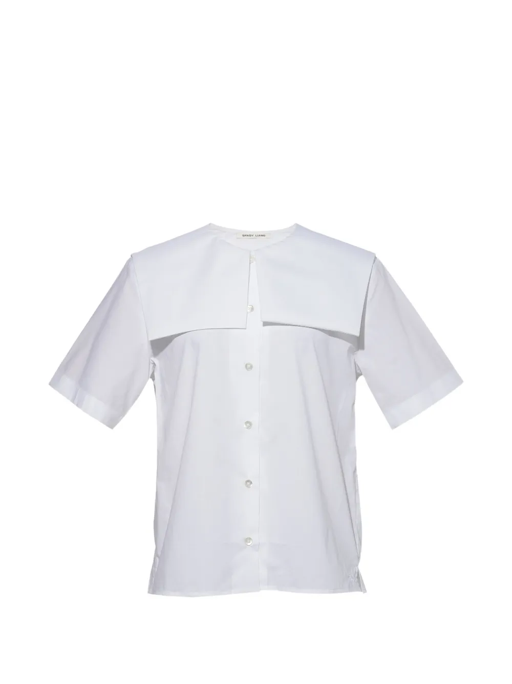Sandy Liang Drew sailor-collar top - Bianco