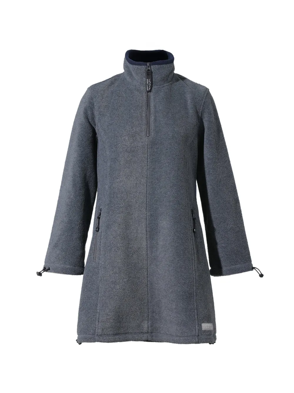 Sandy Liang fleece-texture mini dress - Grigio