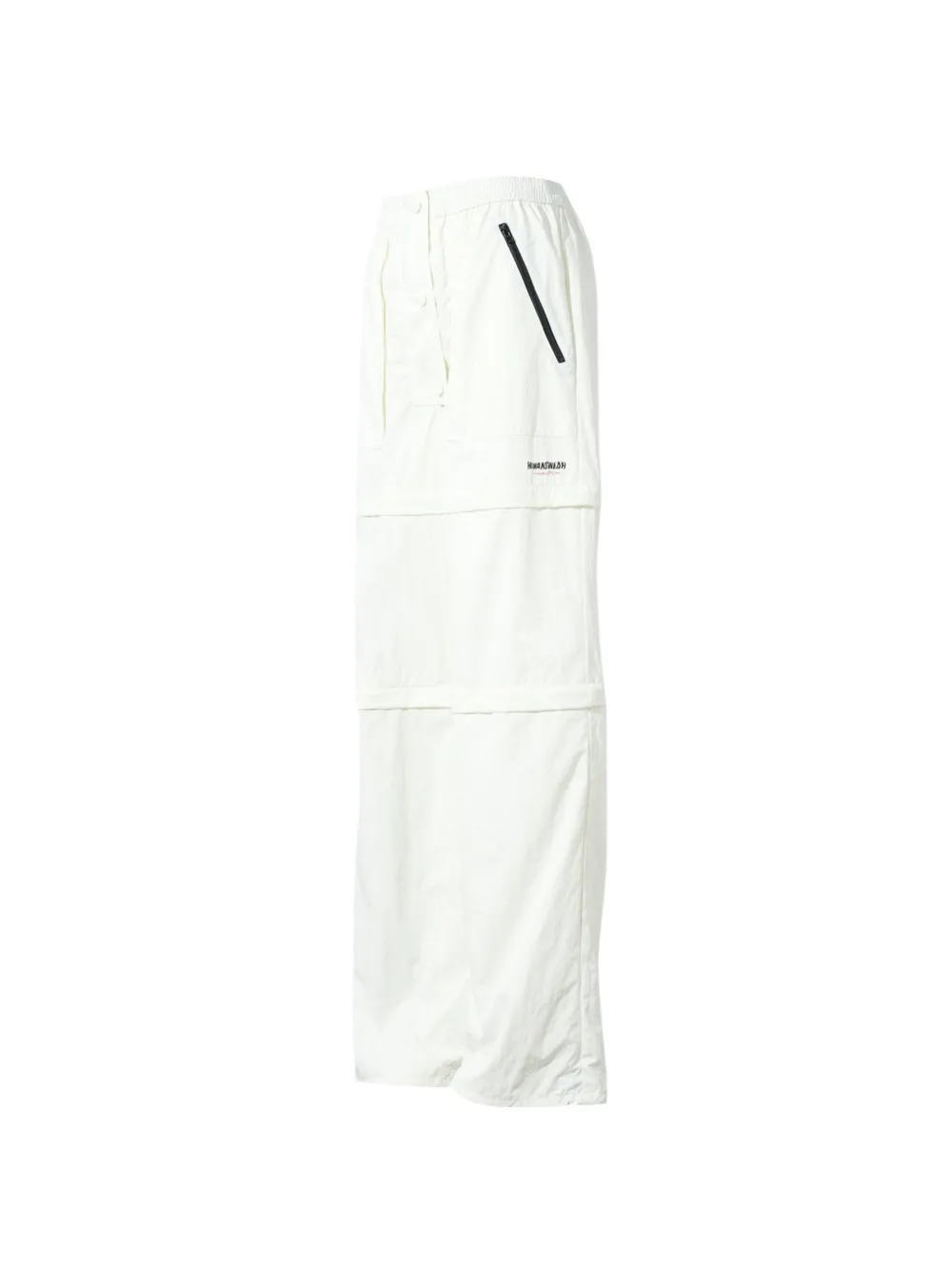  Pushbutton Pantalones Con Panel Removible - Blanco 