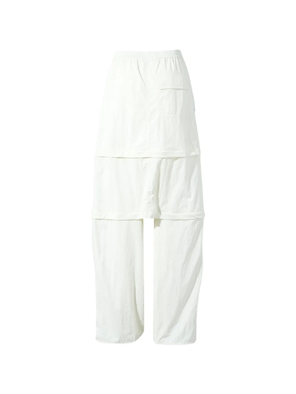  Pushbutton Pantalones Con Panel Removible - Blanco 