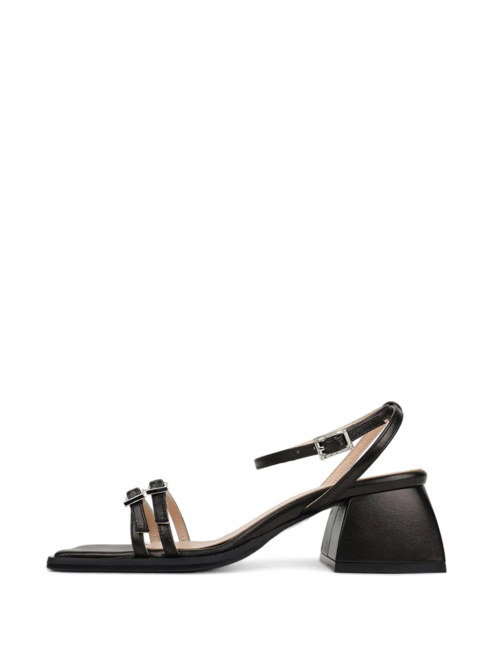 Nodaleto Bulla buckle-detail block-heel sandals Zwart