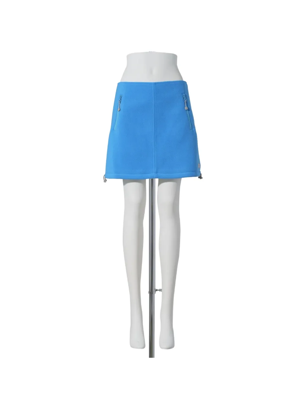 Sandy Liang Polar zip-pocket skirt - Blu