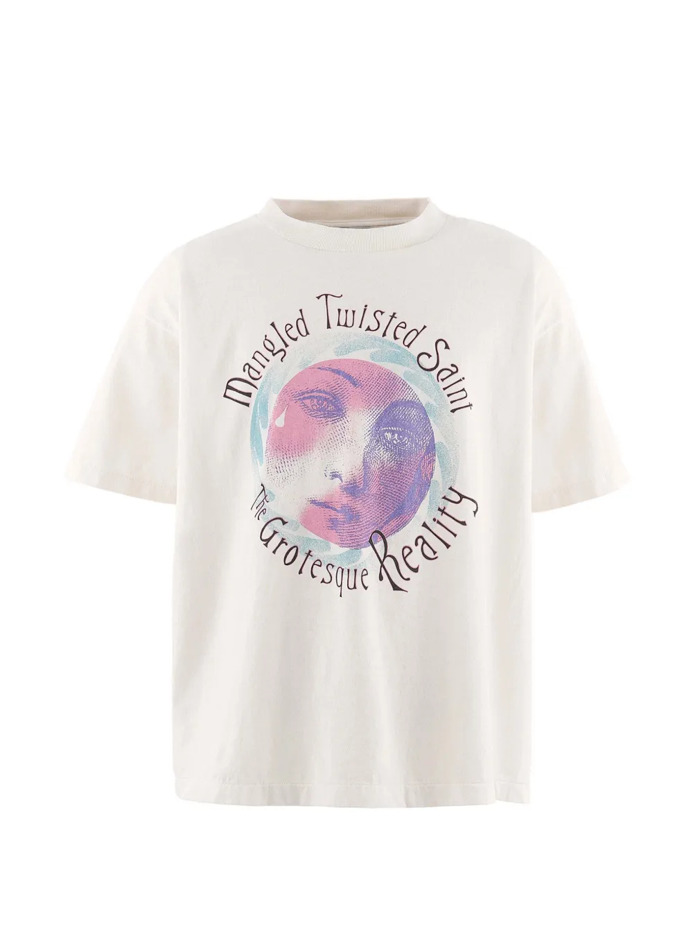 SAINT MXXXXXX graphic-print T-shirt - Toni neutri