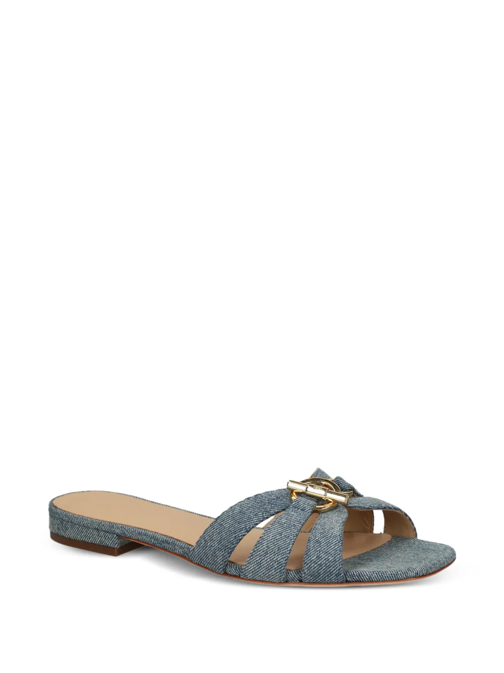 Lauren Ralph Lauren logo-plaque sandals Blauw