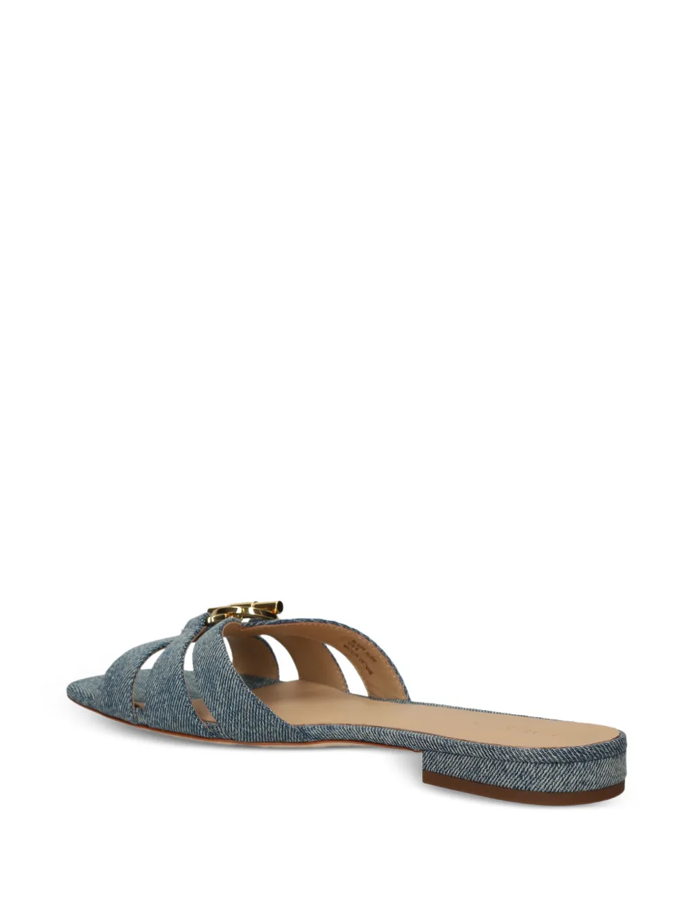 Lauren Ralph Lauren logo-plaque sandals Blauw
