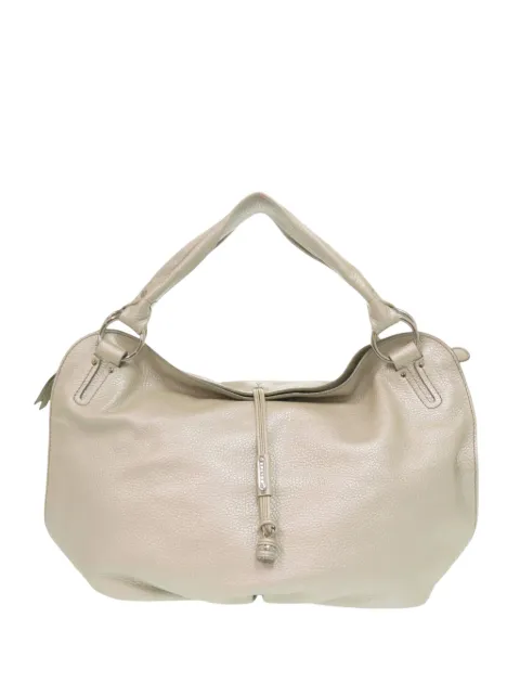 Celine Pre-Owned 2007 Grained Metallic Calfskin Bittersweet Hobo shoulder bag