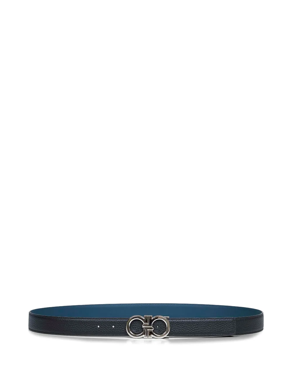 Ferragamo Gancini reversible belt - Nero