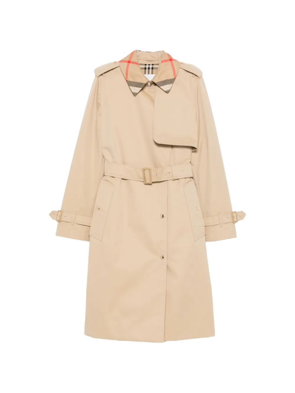 Burberry belted double-breasted trench coat - Nude
