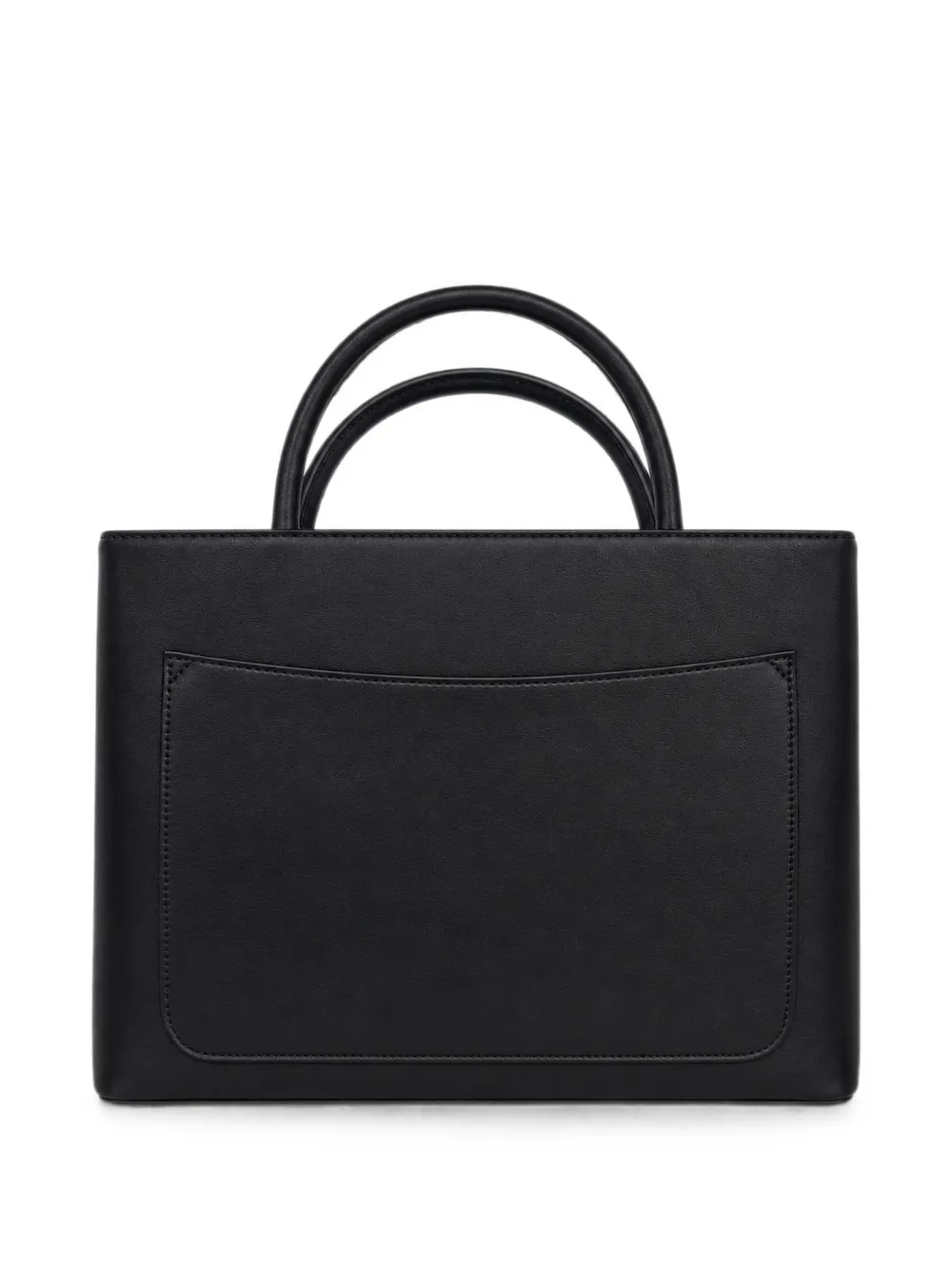 Philipp Plein Medium leren tas met doodskop en stras Zwart