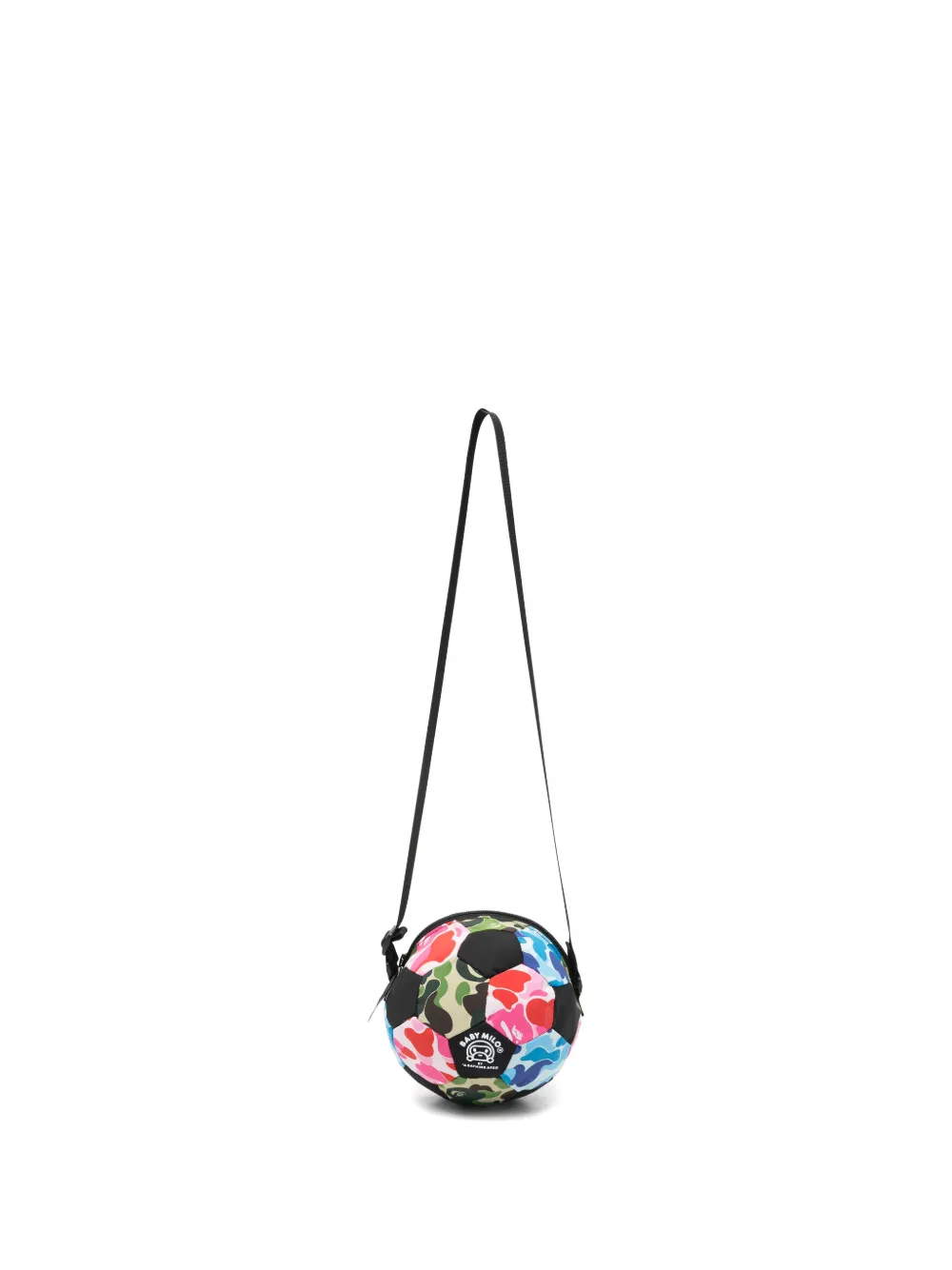 A BATHING APE® milo camo-print messenger bag - Nero