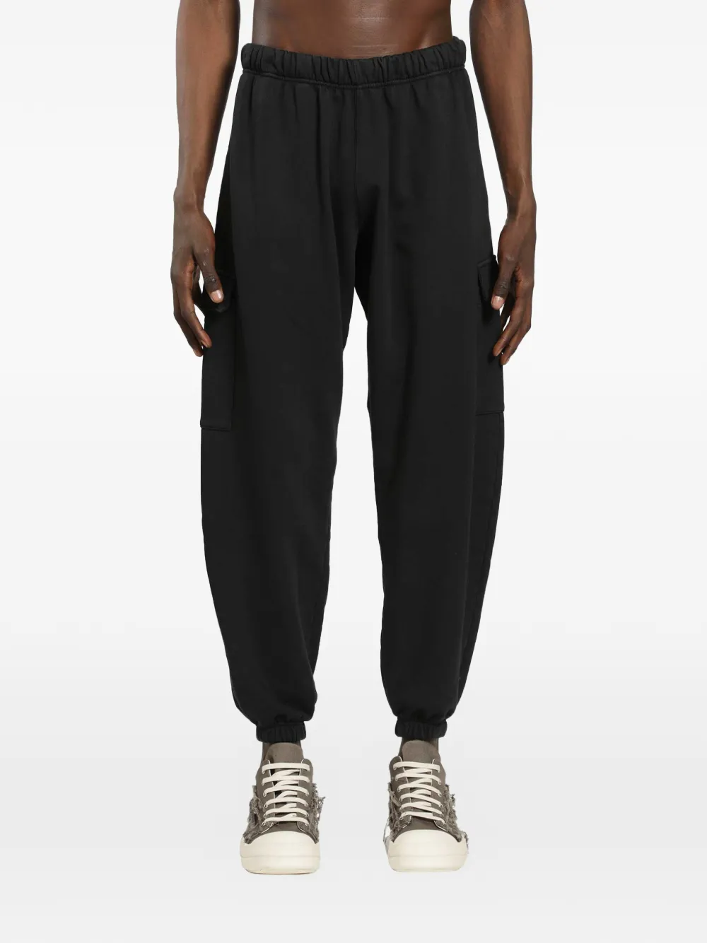 Roadless cotton jersey track pants - Nero