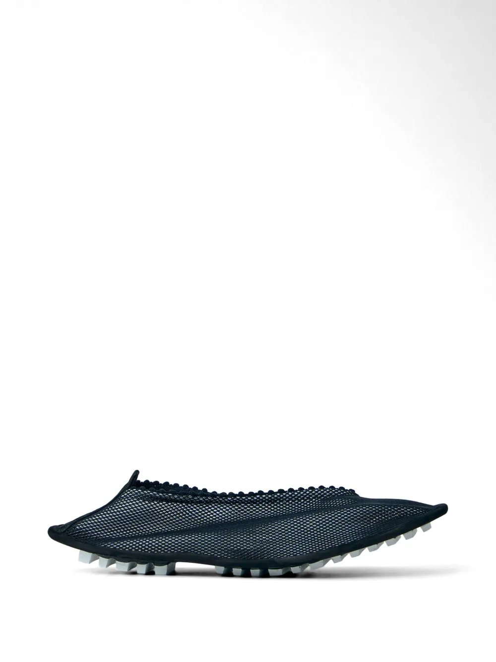 Kiko Kostadinov Ramberg mesh textured-sole ballet flats - Nero