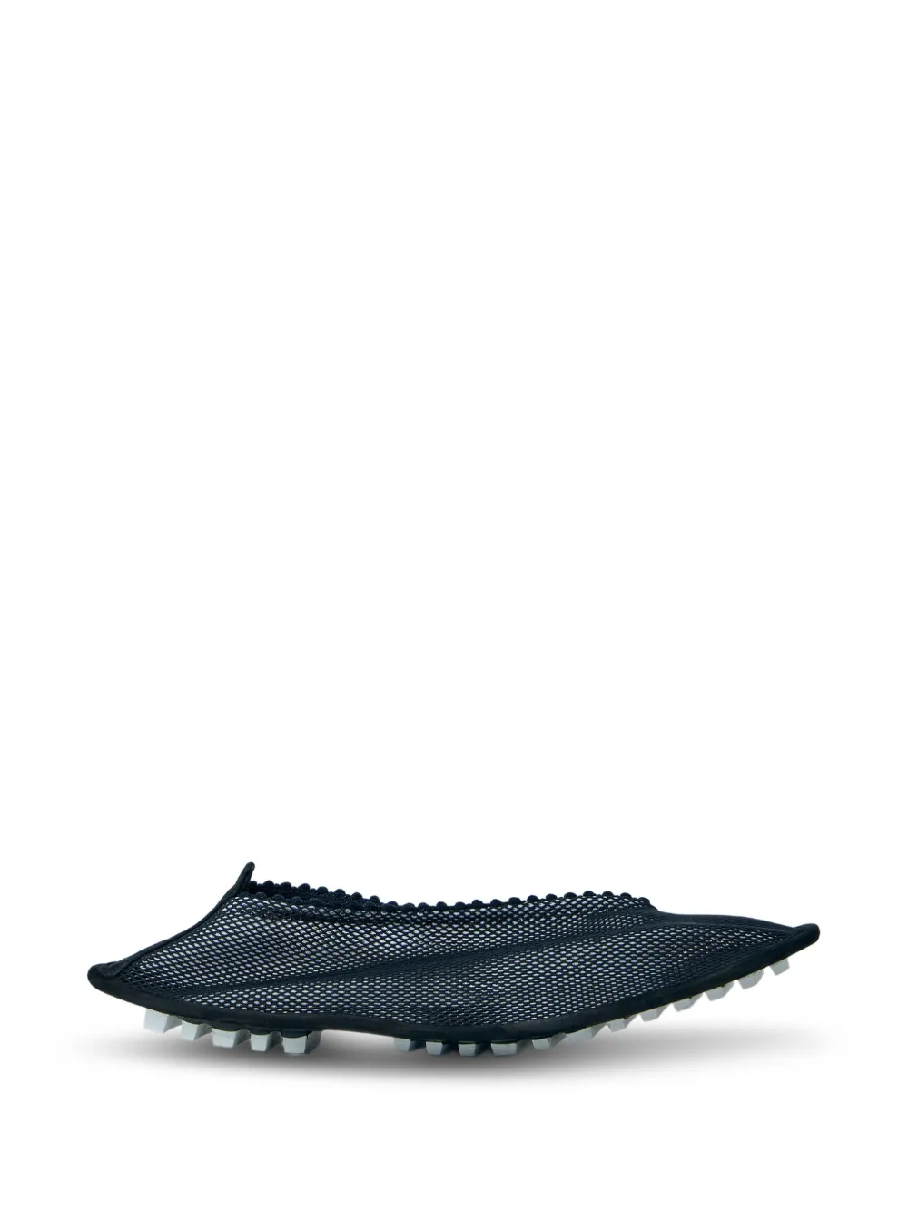 Kiko Kostadinov Ramberg mesh textured-sole ballet flats - Nero