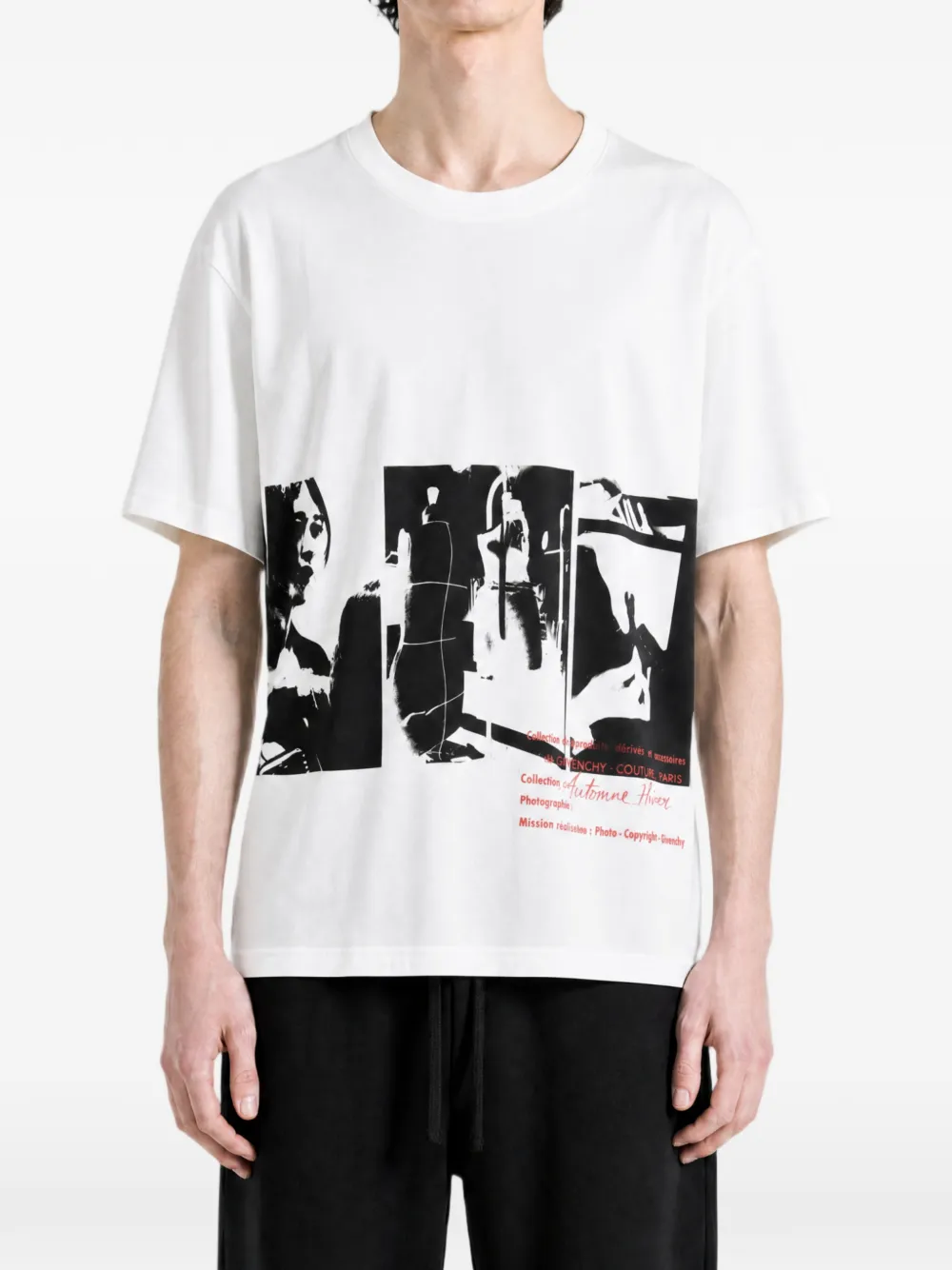Givenchy T-shirt met grafische print Wit
