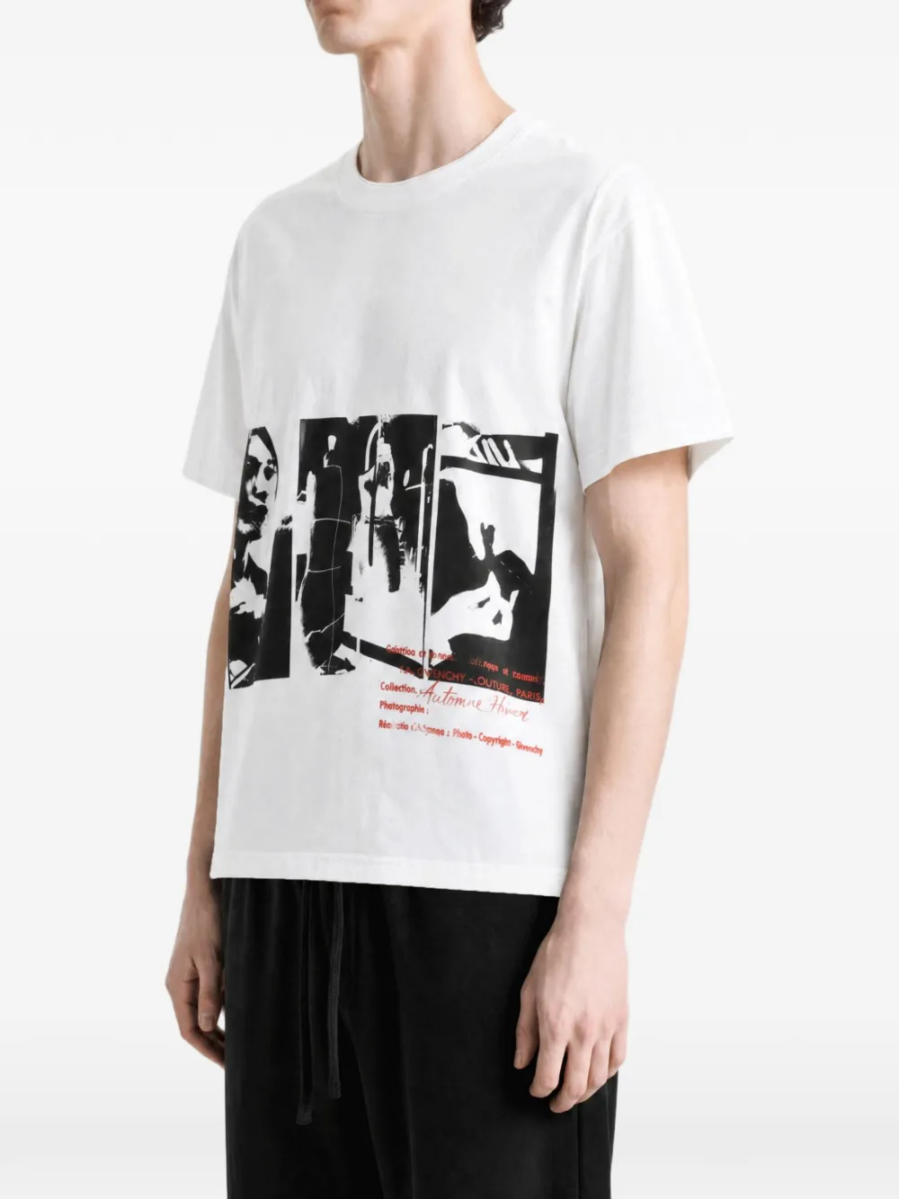 Givenchy T-shirt met grafische print Wit