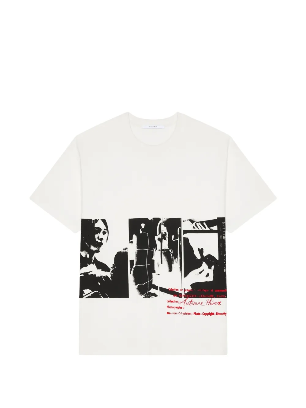 Givenchy T-shirt met grafische print Wit