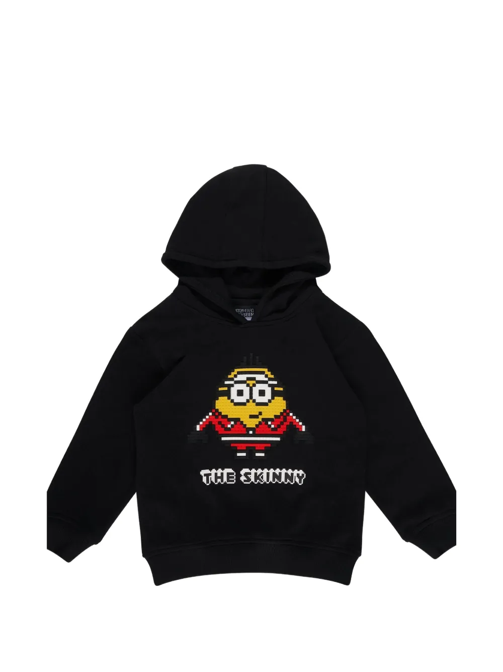 Mostly Heard Rarely Seen 8-Bit graphic-print mini hoodie - Nero