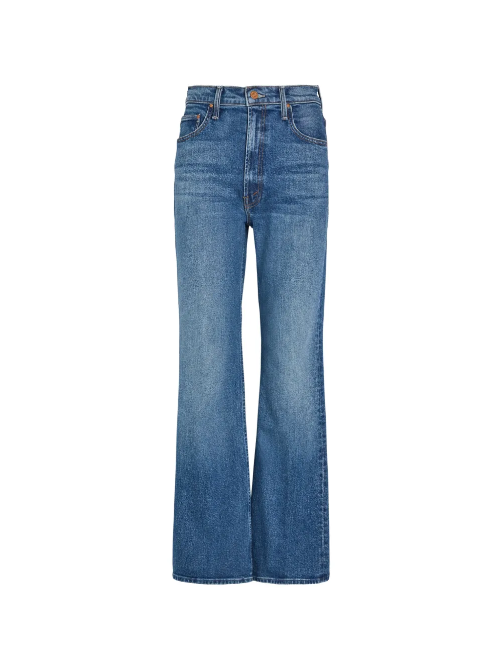 MOTHER faded-effect bootcut jeans - Blu