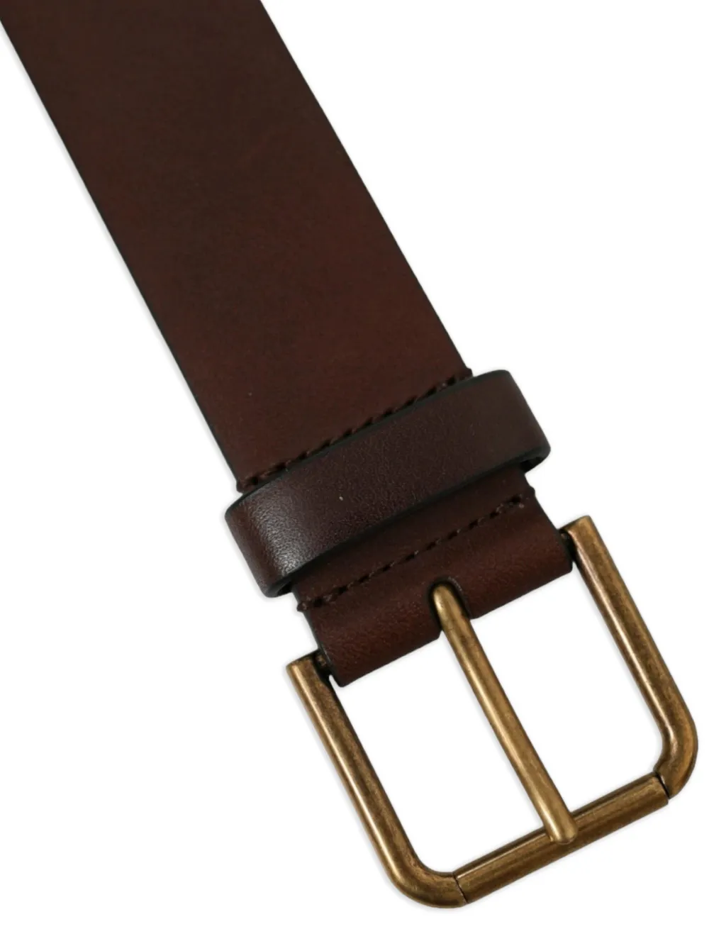 Dolce & Gabbana Leren riem Bruin