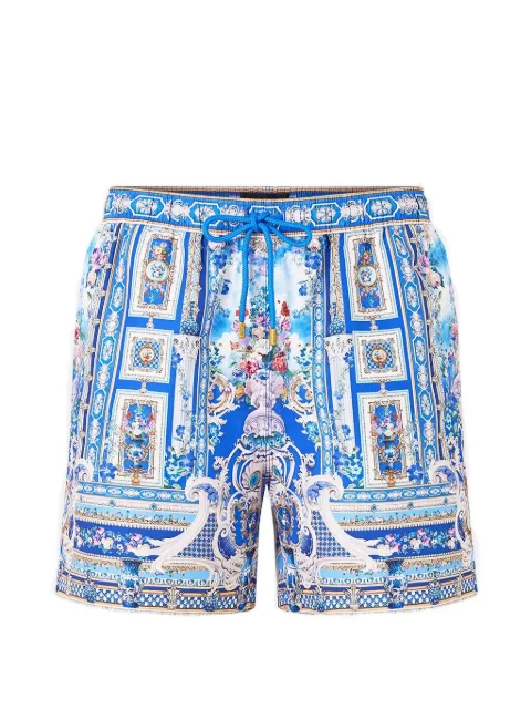 Camilla Ottoman Opulence 图案印花冲浪短裤